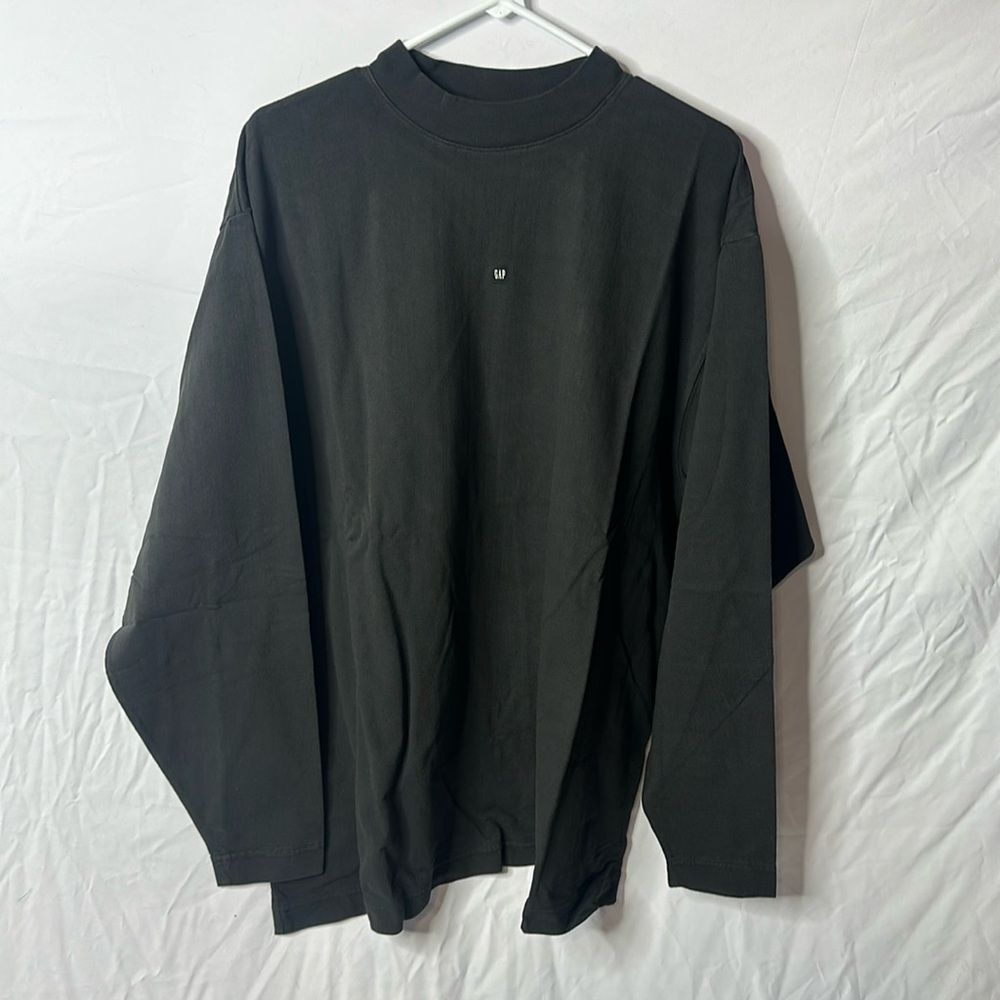 Yeezy gap engineered by balenciaga long sleeve Tee black size small